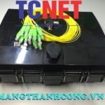 16FO FTTH Optical Distribution Box SC/APC SM Black Outdoor Plastic 9 Hop phoi quang 16fo ftth scapc sm mau den nhua ngoai troi 4.jpg