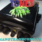 24FO FTTH Optical Distribution Box SC/APC 12 Colors SM Black Outdoor Plastic 12 Hop phoi quang 24fo ftth scapc 12 mau sm mau den nhua ngoai troi 4.jpg