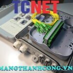 24FO FTTH Optical Distribution Box SC/APC SM White Cream Outdoor Plastic 12 Hop phoi quang 24fo ftth scapc sm trang kem nhua ngoai troi 3.jpg