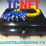 8FO FTTH Optical Distribution Box SC/UPC SM Black Outdoor Plastic 8 Hop phoi quang 8fo ftth scupc sm mau den nhua ngoai troi 3.jpg