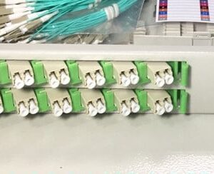16FO ODF Optical Distribution Box Fixed Tray 19" Rack Mount LC Duplex OM3