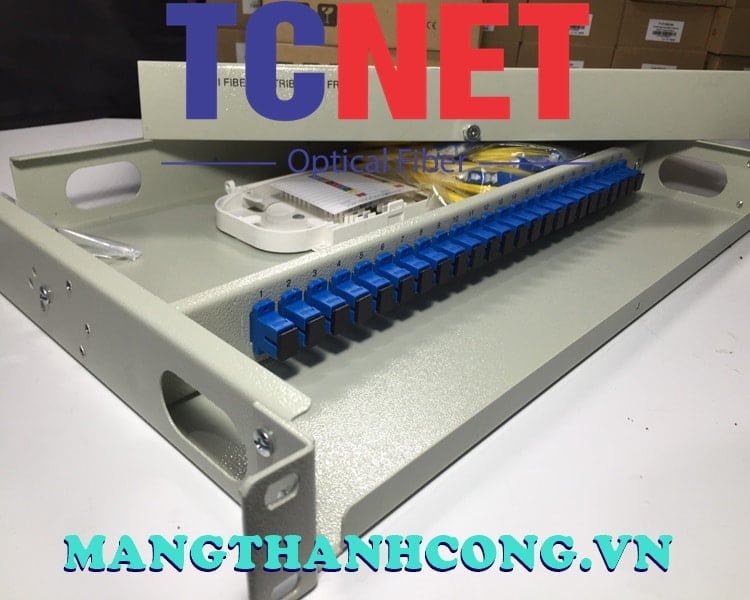 8FO ODF Optical Distribution Box Fixed Tray 19" Rack Mount SC/UPC SM 30 Hop phoi quang odf 24fo khay co dinh gan rack 19 scupc sm 11.jpg