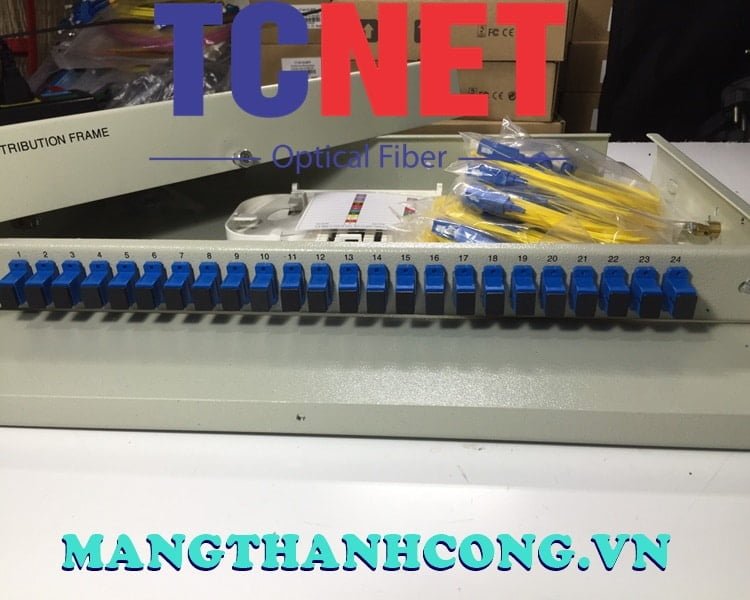 8FO ODF Optical Distribution Box Fixed Tray 19" Rack Mount SC/UPC SM 23 Hop phoi quang odf 24fo khay co dinh gan rack 19 scupc sm 19.jpg