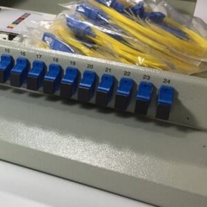 12FO ODF Optical Distribution Box Fixed Tray 19" Rack Mount SC/UPC SM