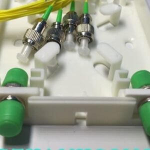2FO FTTH2 ODF Optical Distribution Box FC/APC Simplex White Cream