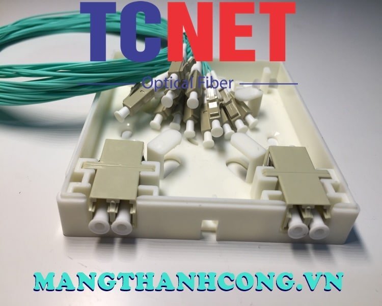 2FO FTTH2 ODF Optical Distribution Box LC OM3 Duplex White Cream 3 Hop phoi quang odf 2fo ftth2 lc om3 duplex trang kem 1.jpg