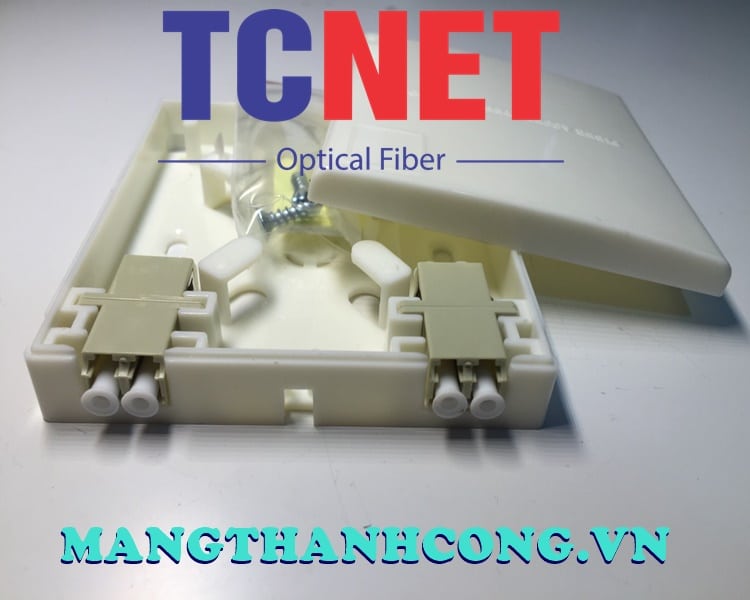 2FO FTTH2 ODF Optical Distribution Box LC OM3 Duplex White Cream 4 Hop phoi quang odf 2fo ftth2 lc om3 duplex trang kem 2.jpg