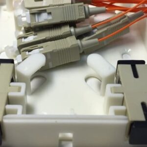 2FO FTTH2 ODF Optical Distribution Box SC OM2 Simplex White Cream