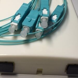 2FO FTTH2 ODF Optical Distribution Box SC OM3 Simplex White Cream