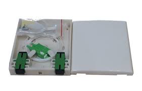 2FO FTTH2 ODF Optical Distribution Box SC/APC 12 Colors SM Simplex White Cream