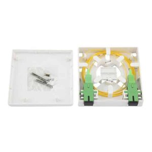 2FO FTTH2 ODF Optical Distribution Box SC/APC SM Simplex White Cream