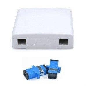 2FO FTTH2 ODF Optical Distribution Box SC/UPC 12 Colors SM Simplex White Cream