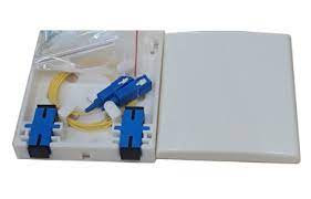 2FO FTTH2 ODF Optical Distribution Box SC/UPC SM Simplex White Cream