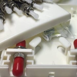 2FO FTTH2 ODF Optical Distribution Box ST/UPC Simplex White Cream