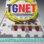 4FO FTTH4 ODF Optical Distribution Box FC/UPC Simplex Center Tray White Cream 12 Hop phoi quang odf 4fo ftth4 fcupc simplex khay giua trang kem 1.jpg
