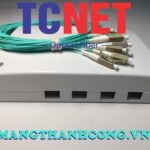 4FO FTTH4 ODF Optical Distribution Box LC OM3 Duplex Center Tray White Cream 10 Hop phoi quang odf 4fo ftth4 lc om3 duplex khay giua trang kem 1.jpg