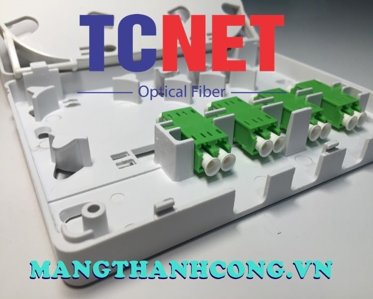 4FO FTTH4 ODF Optical Distribution Box LC/APC Duplex SM Center Tray White Cream 7 Hop phoi quang odf 4fo ftth4 lcapc duplex sm khay giua trang kem 7.jpg