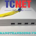 4FO FTTH4 ODF Optical Distribution Box LC/UPC Duplex SM Center Tray White Cream 9 Hop phoi quang odf 4fo ftth4 lcupc duplex sm khay giua trang kem 5.jpg