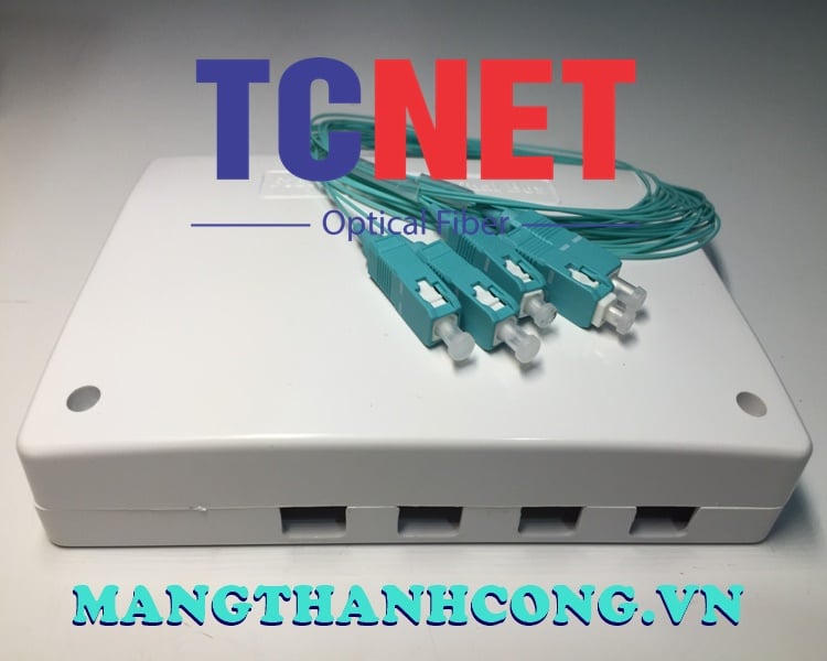 4FO FTTH4 ODF Optical Distribution Box SC OM3 Simplex Center Tray White Cream 3 Hop phoi quang odf 4fo ftth4 sc om3 simplex khay giua trang kem 5.jpg