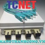4FO FTTH4 ODF Optical Distribution Box SC OM4 Simplex White Cream 10 Hop phoi quang odf 4fo ftth4 sc om4 simplex trang kem 5.jpg