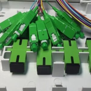 4FO FTTH4 ODF Optical Distribution Box SC/APC 12 Colors Simplex Center Tray White Cream