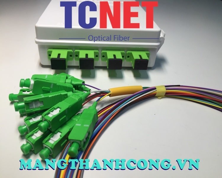 4FO FTTH4 ODF Optical Distribution Box SC/APC 12 Colors Simplex White Cream 4 Hop phoi quang odf 4fo ftth4 scapc 12 mau simplex trang kem 2.jpg