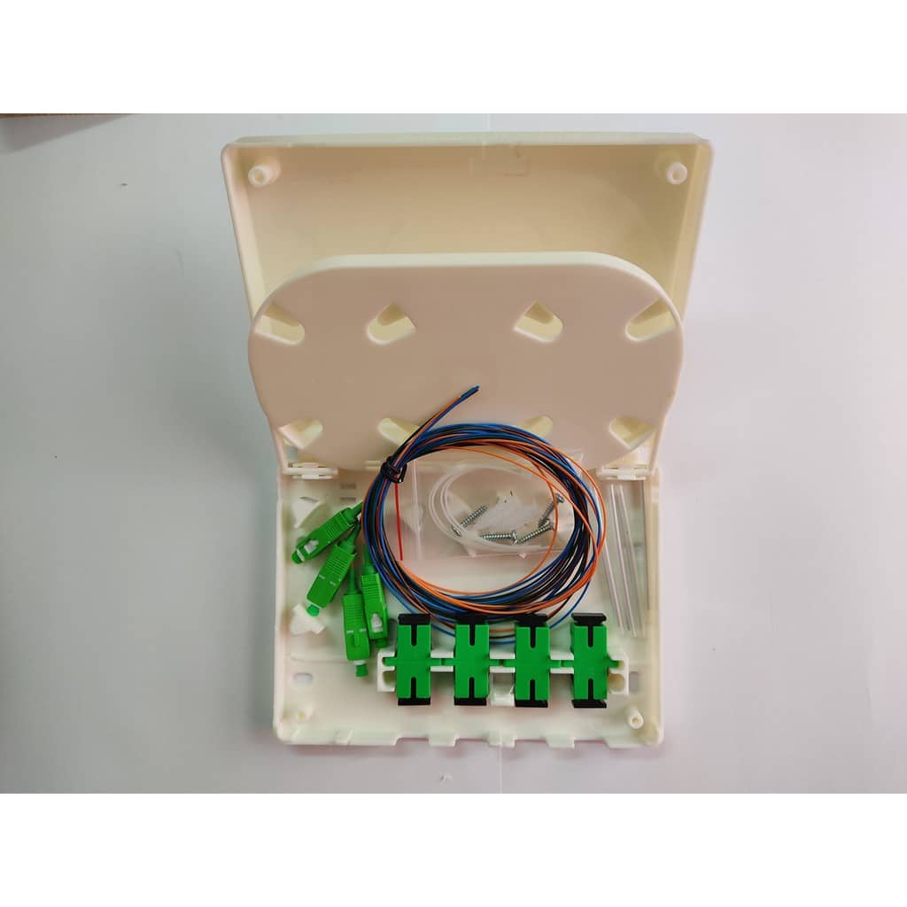4FO FTTH4 ODF Optical Distribution Box SC/APC 12 Colors Simplex White Cream 1 Hop phoi quang odf 4fo ftth4 scapc 12 mau simplex trang kem 4.jpg