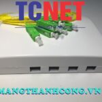 4FO FTTH4 ODF Optical Distribution Box SC/APC Simplex Center Tray White Cream 12 Hop phoi quang odf 4fo ftth4 scapc simplex khay giua trang kem 4.jpg