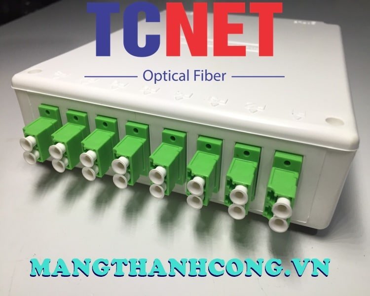 8FO FTTH8 ODF Optical Distribution Box LC/APC Duplex SM White Cream 8 Hop phoi quang odf 8fo ftth8 lcapc duplex sm trang kem 5.jpg