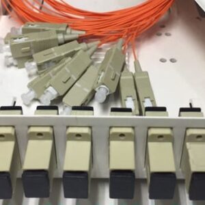 8FO FTTH8 ODF Optical Distribution Box SC OM2 Simplex White Cream