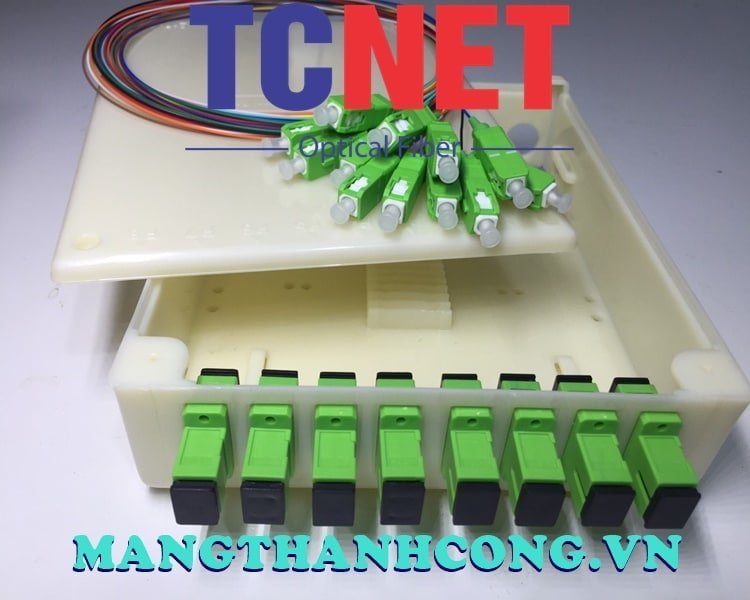 8FO FTTH8 ODF Optical Distribution Box SC/APC Simplex 12 Colors 13 Hop phoi quang odf 8fo ftth8 scapc simplex 12 mau 1.jpg
