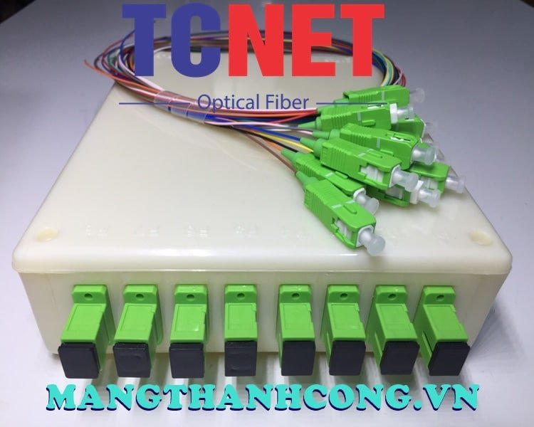 8FO FTTH8 ODF Optical Distribution Box SC/APC Simplex 12 Colors 10 Hop phoi quang odf 8fo ftth8 scapc simplex 12 mau 2.jpg