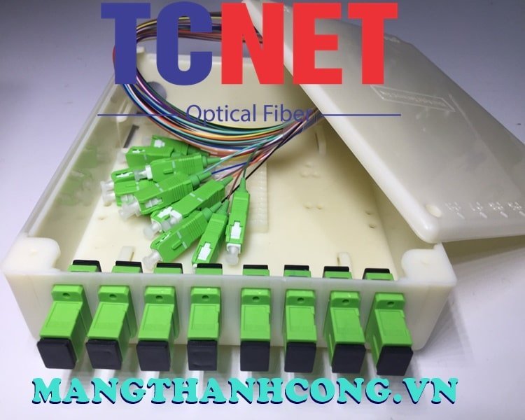 8FO FTTH8 ODF Optical Distribution Box SC/APC Simplex 12 Colors 11 Hop phoi quang odf 8fo ftth8 scapc simplex 12 mau 3.jpg