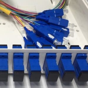 8FO FTTH8 ODF Optical Distribution Box SC/UPC 12 Colors Simplex White Cream