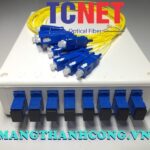 8FO FTTH8 ODF Optical Distribution Box SC/UPC Simplex White Cream 14 Hop phoi quang odf 8fo ftth8 scupc simplex trang kem 3.jpg
