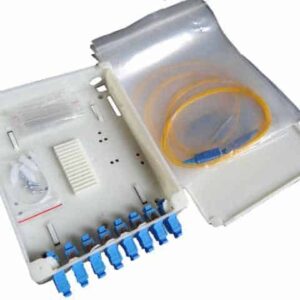 8FO FTTH8 ODF Optical Distribution Box SC/UPC Simplex White Cream