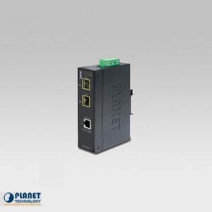 Industrial 10/100/1000T to 2 100/1000X SFP Media Converter - IGT-1205AT
