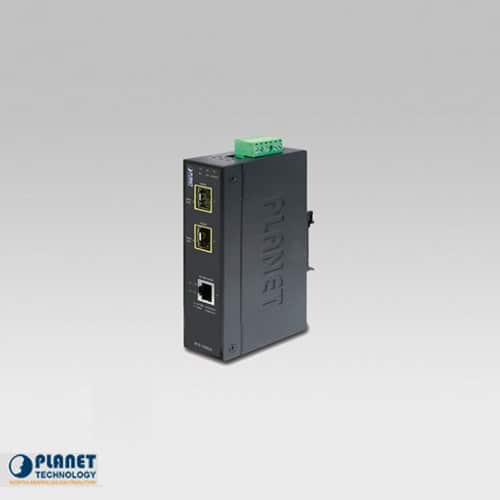 Industrial 10/100/1000T to 2 100/1000X SFP Media Converter - IGT-1205AT 5 Industrial 101001000t to 2 1001000x sfp media converter igt 1205at 1.jpg