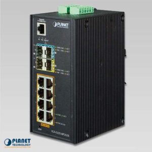 Industrial L2+ 8 Port 10/100/1000T 802.3at PoE + 2 Port 100/1000X SFP + 2 Port 10G SFP+ Managed Ethernet switch (-40 ~ 75 Degrees C) - IGS-5225-8P2S2X