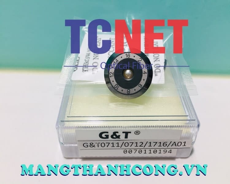 Cleaver Blade for 16-position Precision Fiber Cleaver Model: G&T0711/0712/1716/A01 7 Luoi dao cho dao cat 16 vi tri chinh xac soi cap quang model gt071107121716a4.jpg
