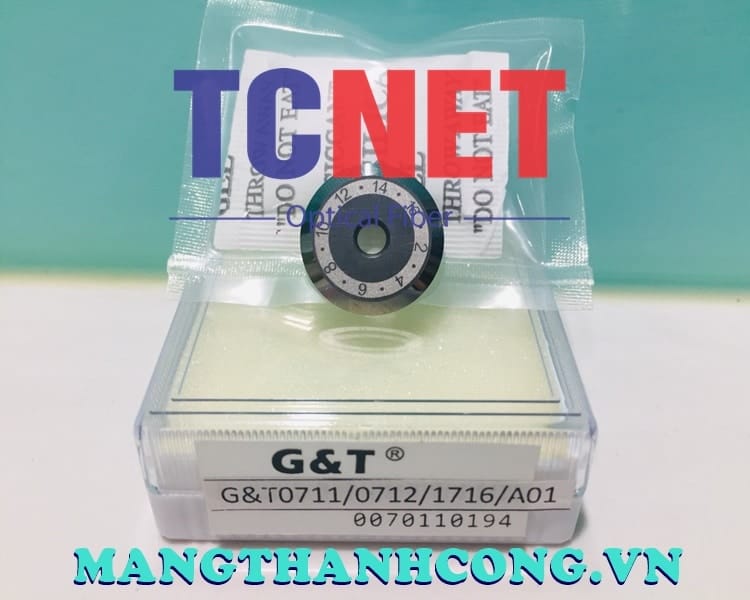 Cleaver Blade for 16-position Precision Fiber Cleaver Model: G&T0711/0712/1716/A01 8 Luoi dao cho dao cat 16 vi tri chinh xac soi cap quang model gt071107121716a5.jpg