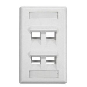DINTEK Network Face Plate, Surface Mount - 1303-11026