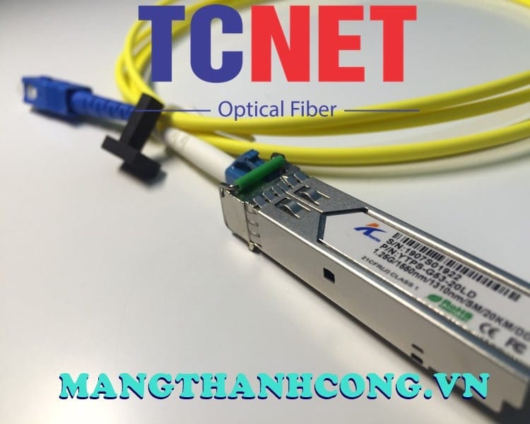WINTOP Optical Module YTPS-G53-03SD | 1.25 Gbps SFP Optical Module, 1 Single Fiber SC Standard 3km 1490/1550nm DDM 33 Module quang wintop ytps g53 20sd module quang sfp 1.25 gbps 1 soi quang chuan sc 20km 14901550nm ddm 3.jpg