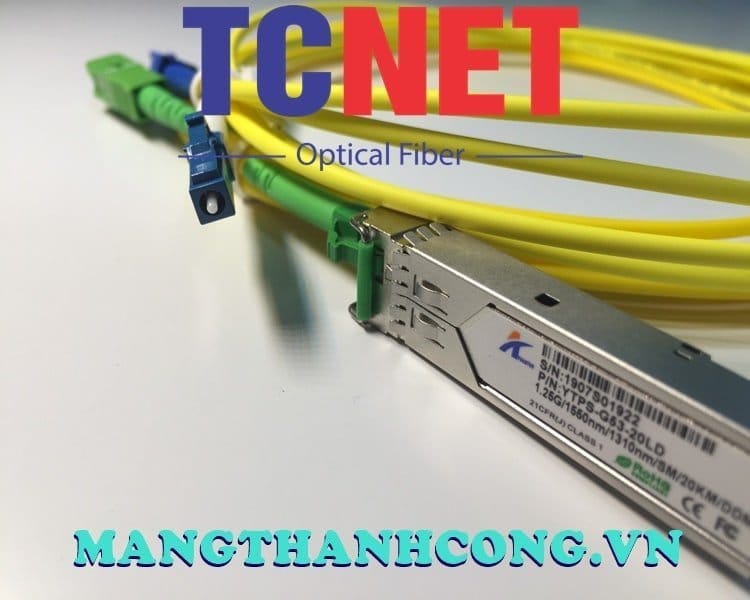 WINTOP Optical Module YTPS-G53-03SD | 1.25 Gbps SFP Optical Module, 1 Single Fiber SC Standard 3km 1490/1550nm DDM 30 Module quang wintop ytps g53 20sd module quang sfp 1.25 gbps 1 soi quang chuan sc 20km 14901550nm ddm.jpg
