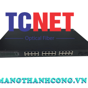WINTOP Industrial Switch YT-CM2026L-2F24T | Unmanaged Industrial Switch Rack-mount, 24×10/100Base-T(X) + 2×100Base-X optical ports, AC/DC 85~265V power supply