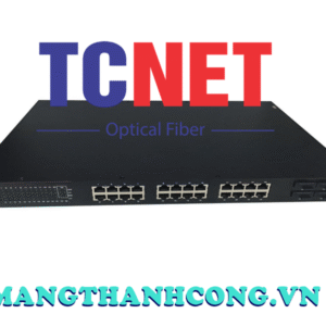 WINTOP Industrial Switch YT-CM2028L-4F24T | Unmanaged Industrial Switch Rack-mount 24×10/100Base-T(X) + 4×100Base-X ports, AC/DC 85~265V power supply