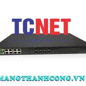 WINTOP Industrial Switch YT-CM6016-8F8T | Managed Industrial Switch 8 Electrical Ports + 8 Optical Ports