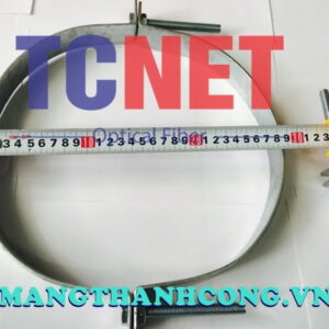Flat Ring Collier D280 (3x30xD280) Galvanized Outdoor Fiber Optic Cable Pole Hanging