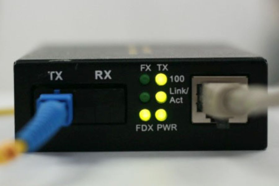 Lên link LAN nhưng không nhận tín hiệu quang