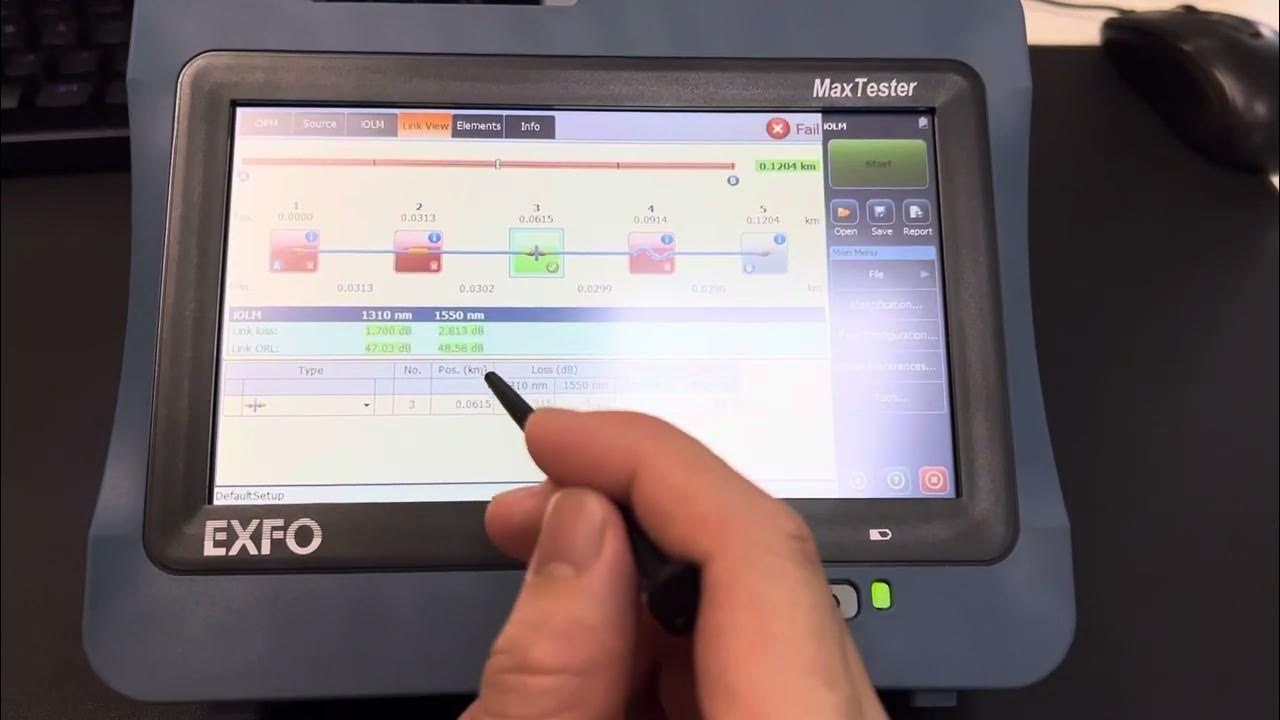 Cách đọc kết quả đo OTDR